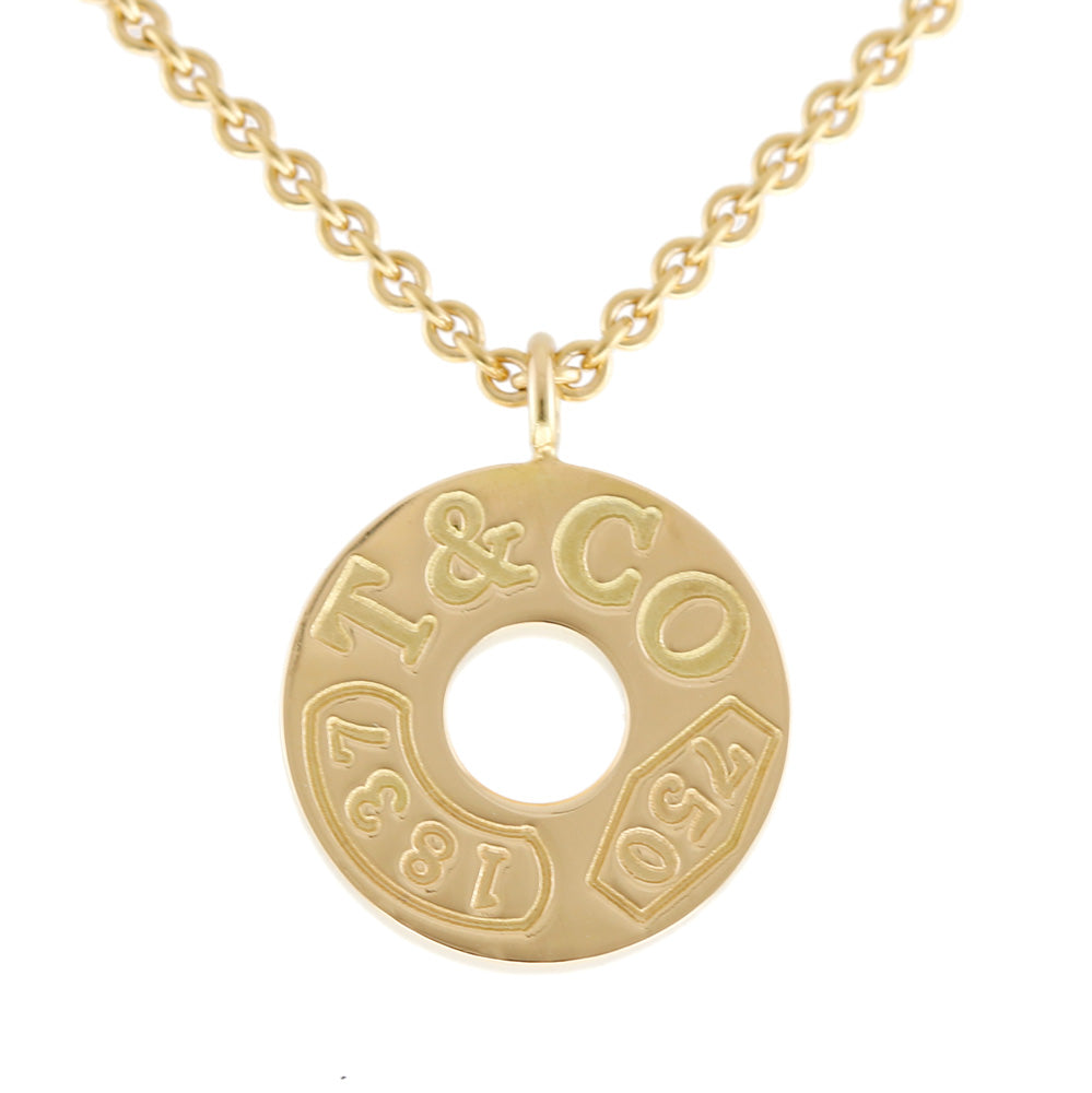 TIFFANY&Co. ティファニー 1837サークル ネックレス 18金 K18イエロー