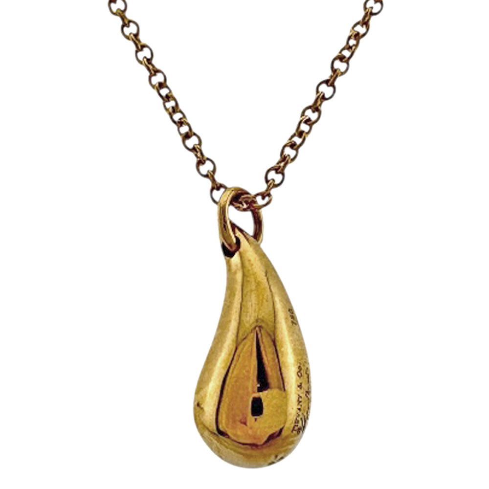 TIFFANY&Co. ティファニー ティアドロップ ネックレス 18金 K18