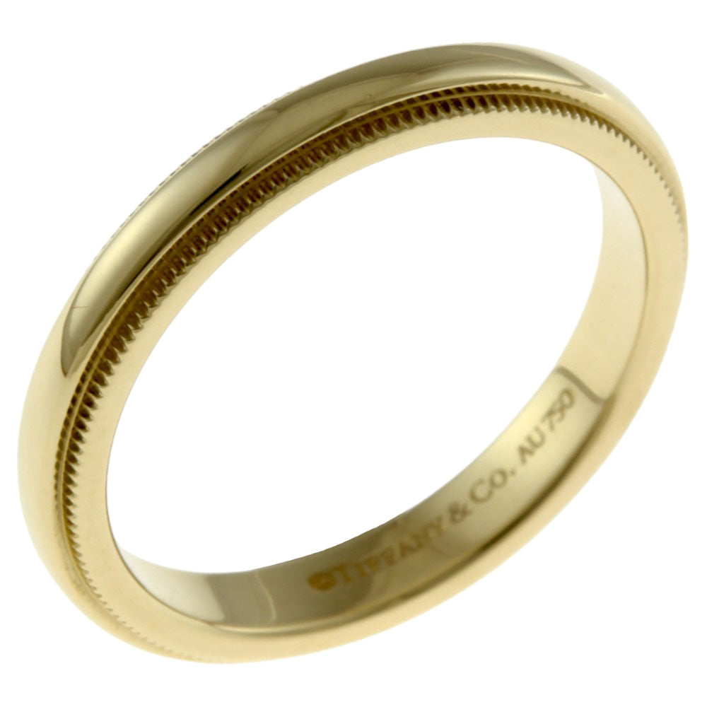 TIFFANY&Co. ティファニー ミルグレイン リング 指輪 13.5号 18金 K18 ...