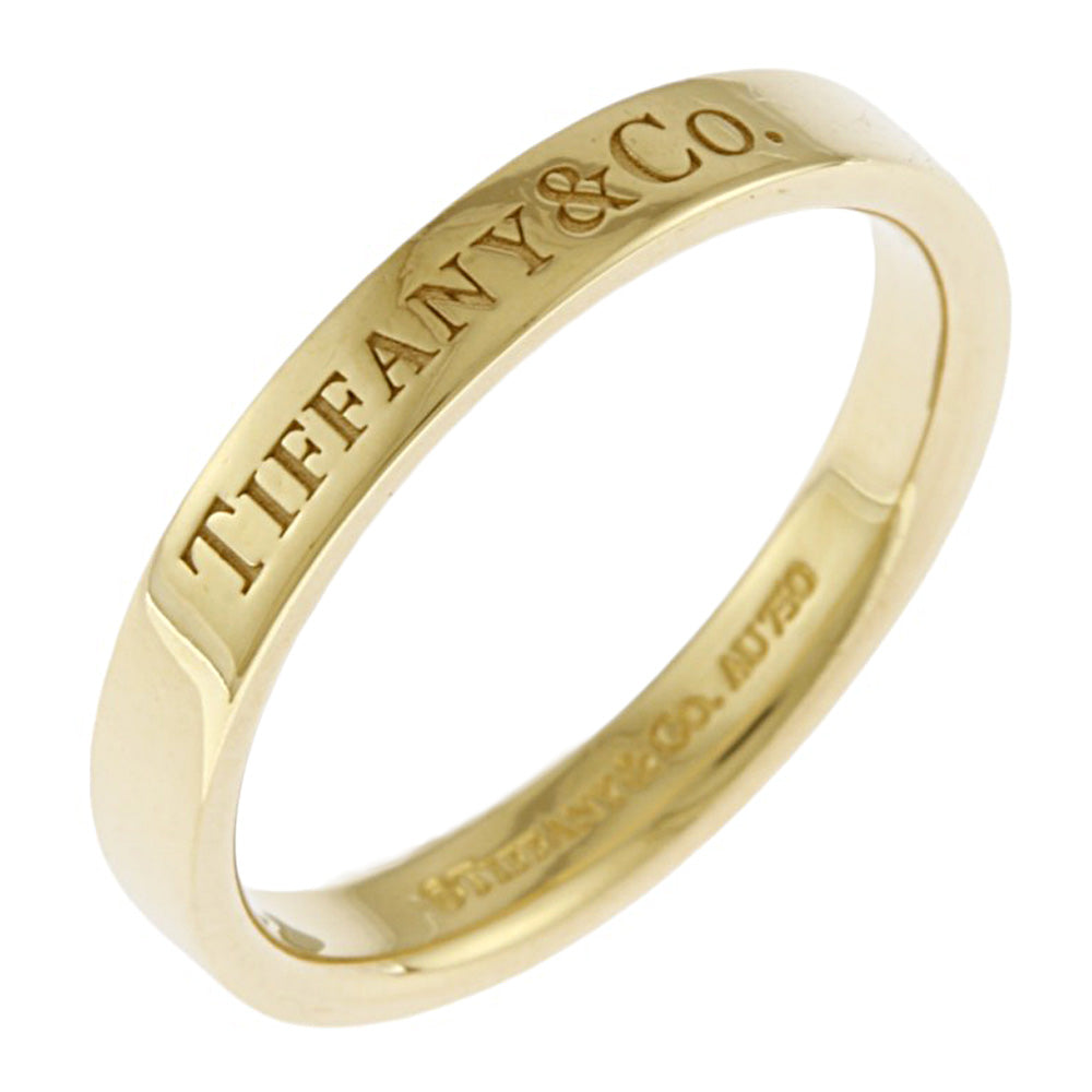 TIFFANY&Co. ティファニー フラットバンド リング 指輪 11号 18金 K18