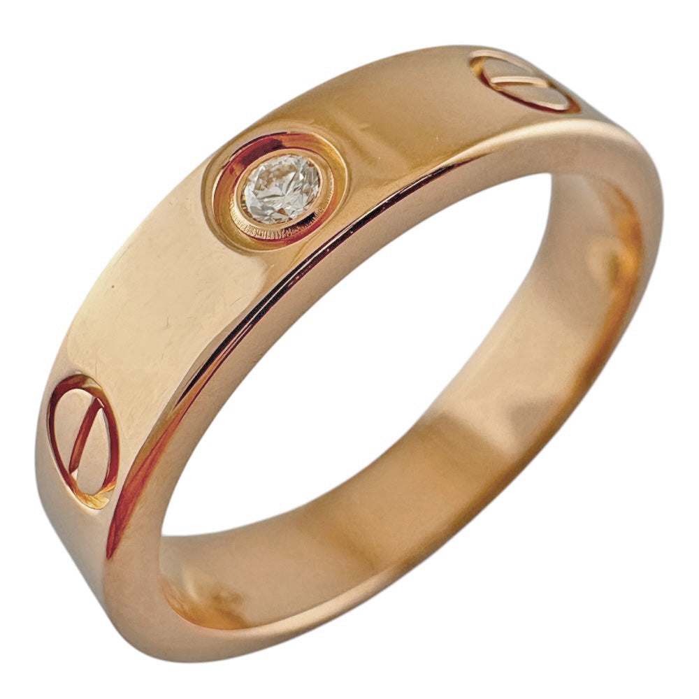 EARLYSUMMER20％】CARTIER カルティエ ミニラブ ダイヤモンド1P リング