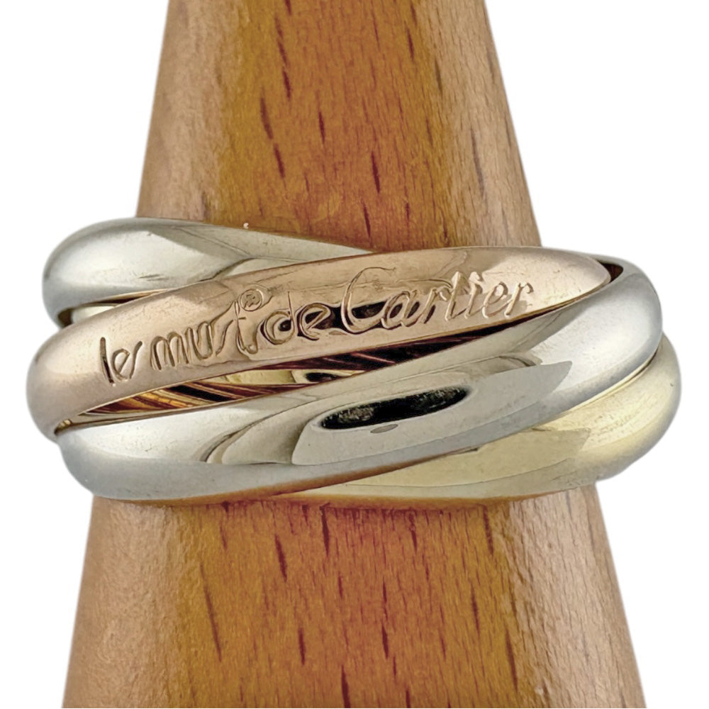 CARTIER カルティエ トリニティ 5連 リング 指輪 12号 18金 K18