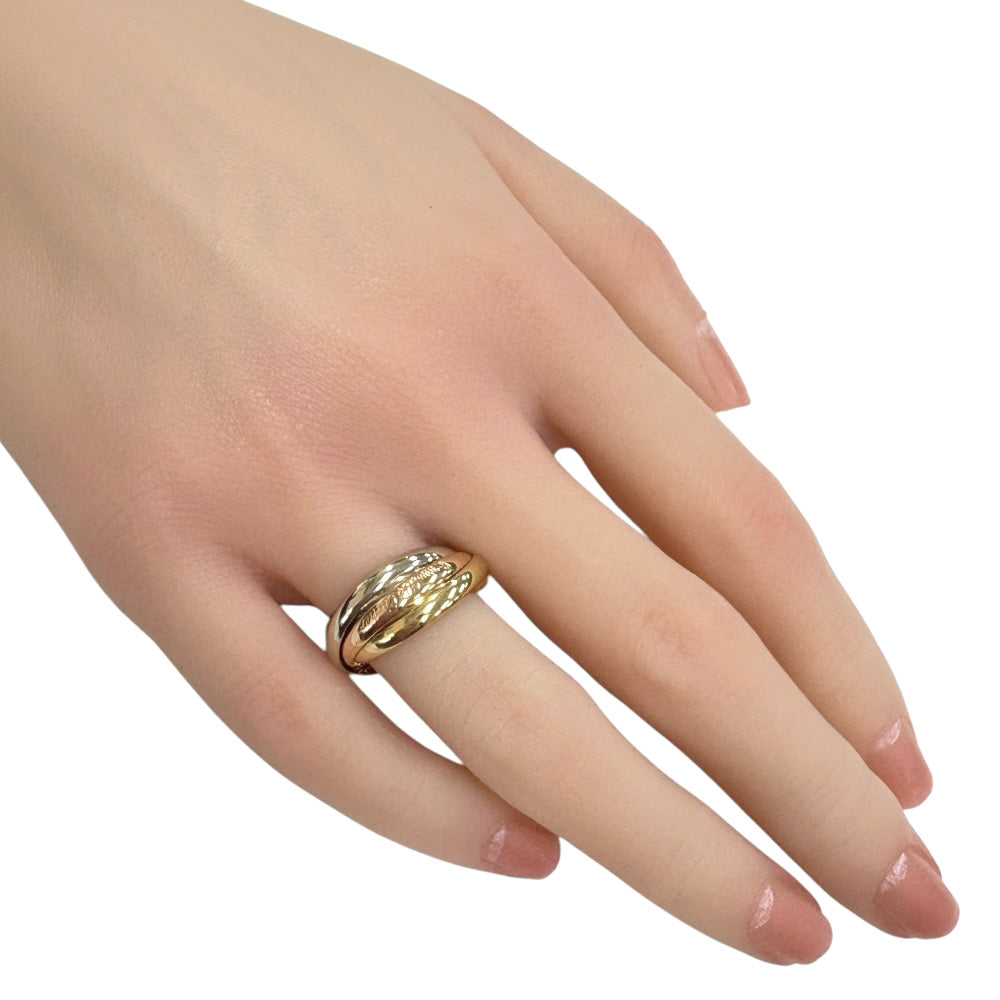 CARTIER カルティエ トリニティ 5連 リング 指輪 12号 18金 K18