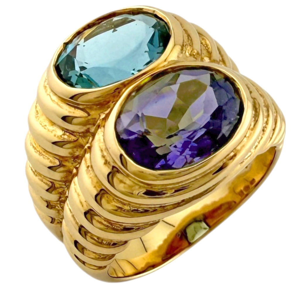 ブルガリ　ドッピオバチェラート　リング BVLGARI ブルガリ ドッピオバチェラート リング 指輪 11.5号 18金 K18