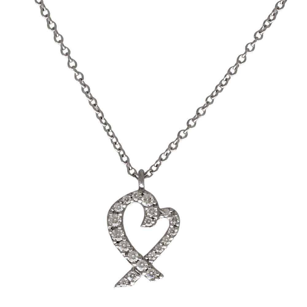 TIFFANY&Co. ティファニー ラビングハート ネックレス 18金 K18