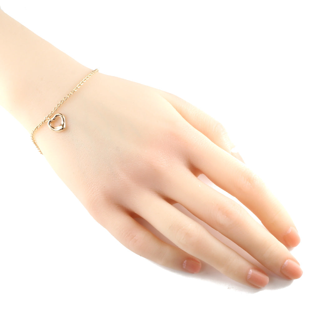 TIFFANY&Co. ティファニー オープンハート ブレスレット 18金 K18