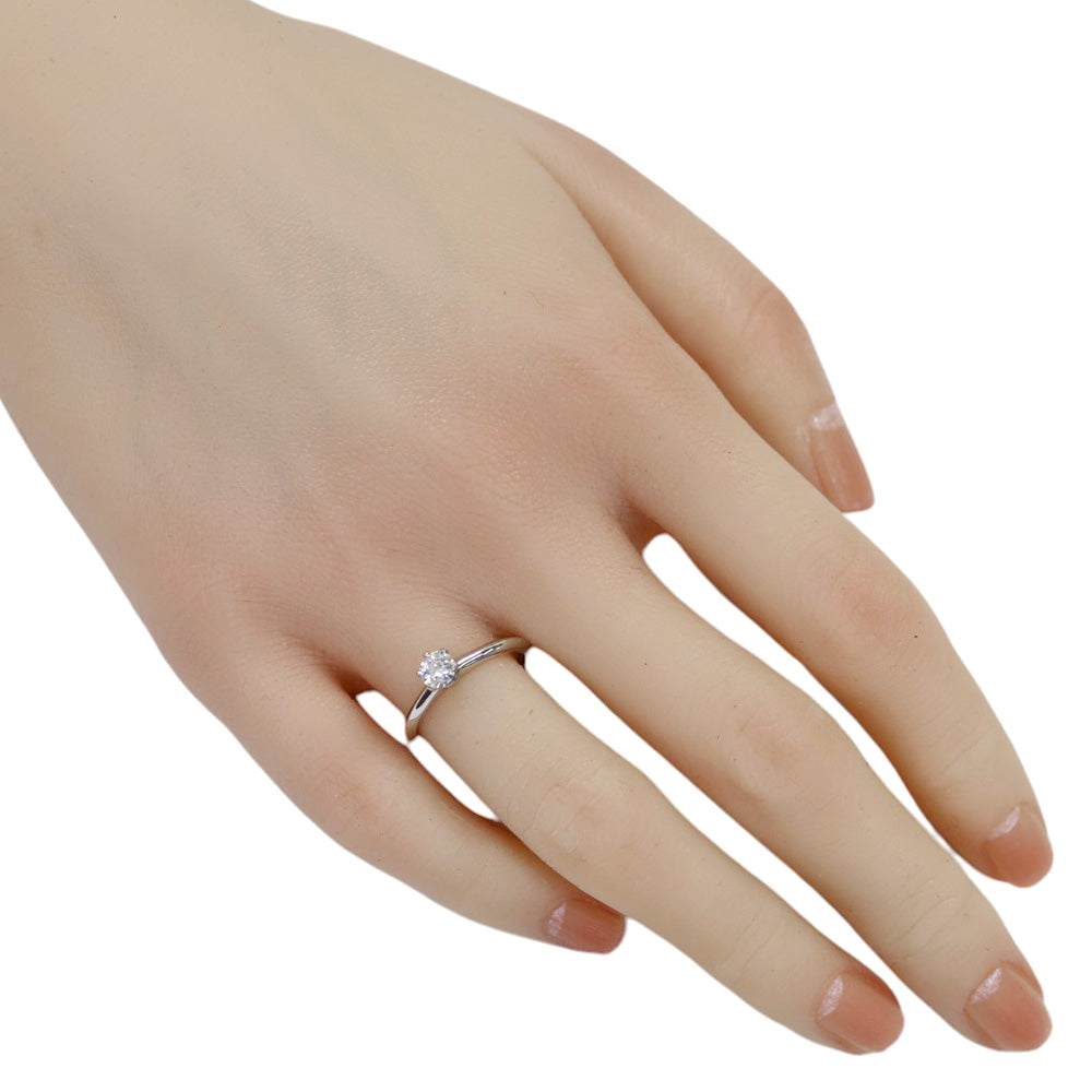 TIFFANY&Co. ティファニー ソリティア リング 指輪 10号 Pt950プラチナ  