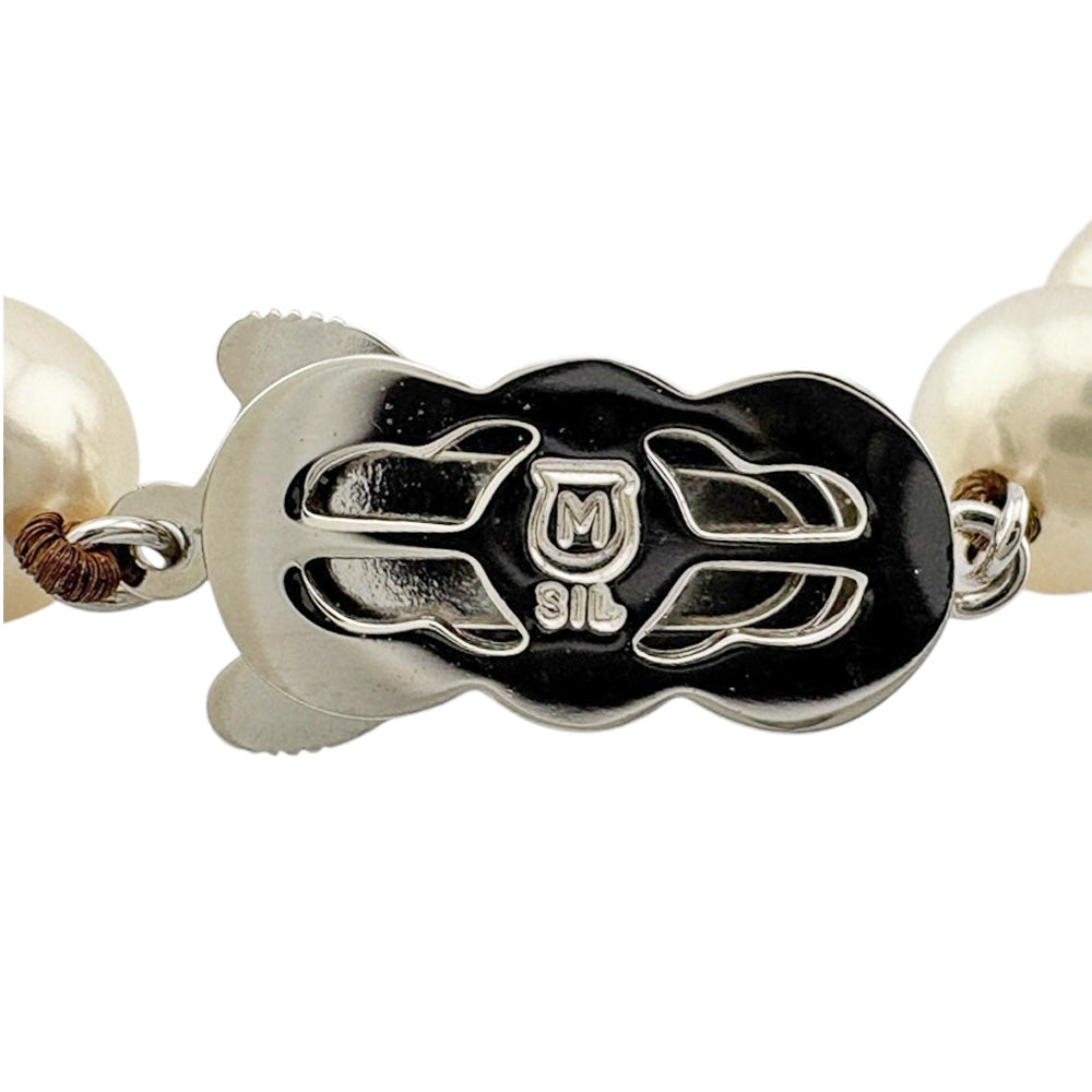 MIKIMOTO ミキモト ネックレス シルバー パール レディース 中古