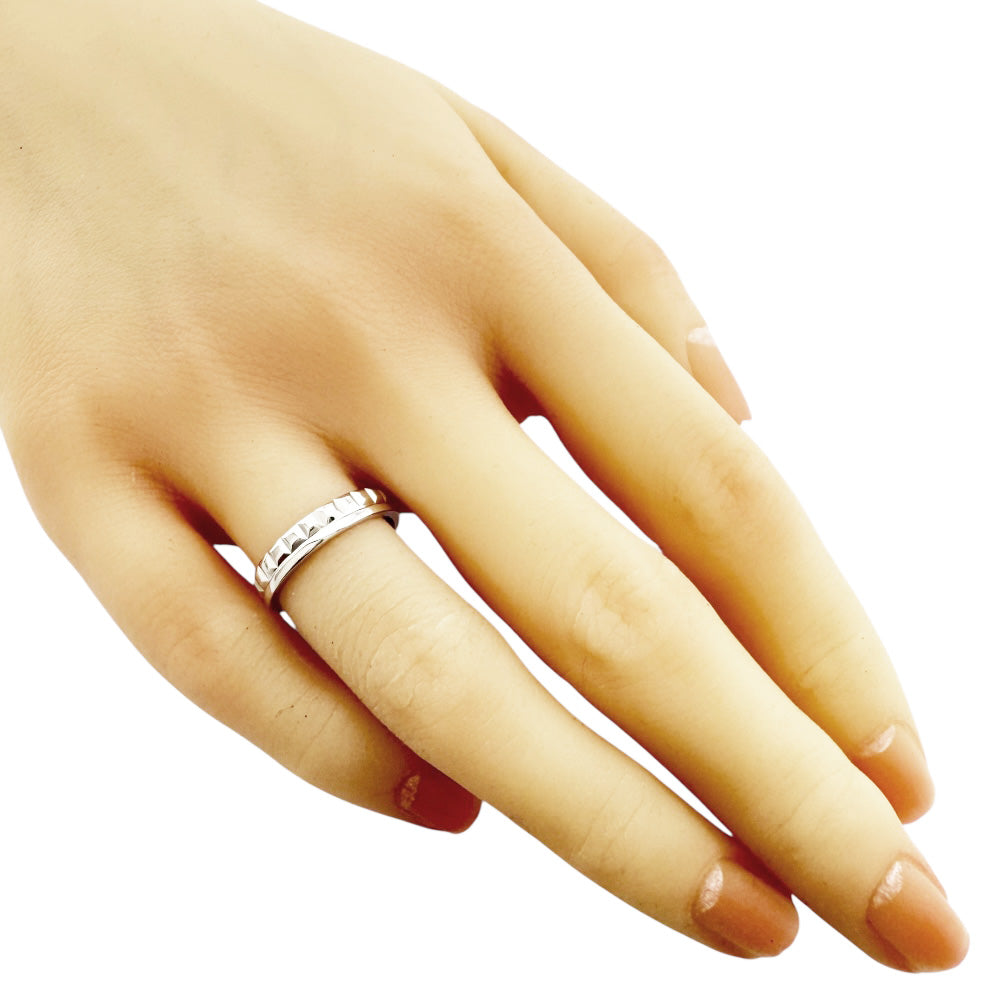 Boucheron ブシュロン キャトル ラディアント ハーフ リング 指輪 9号