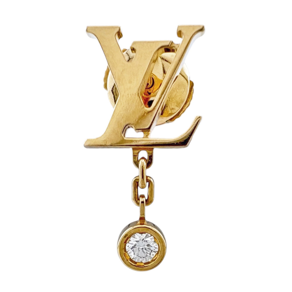 LOUIS VUITTON ルイヴィトン ピアス 18金 K18イエローゴールド