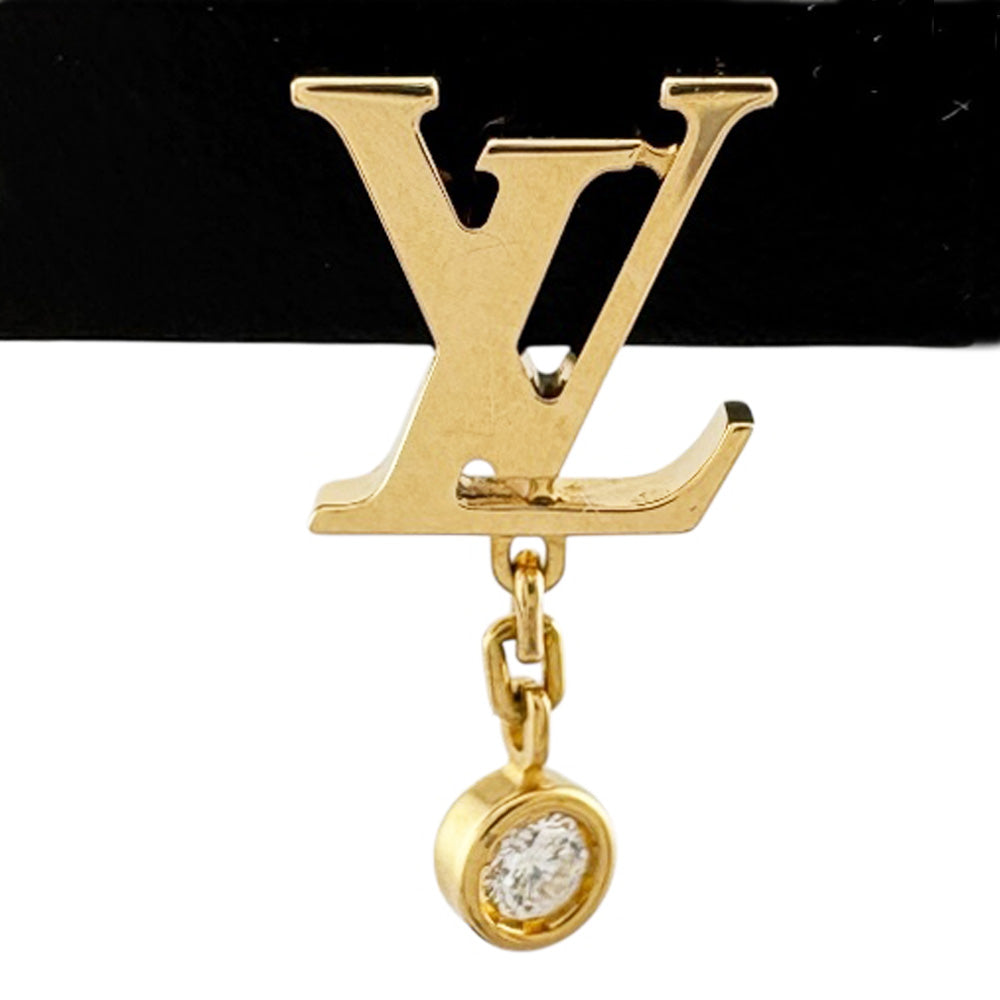 LOUIS VUITTON ルイヴィトン ピアス 18金 K18イエローゴールド