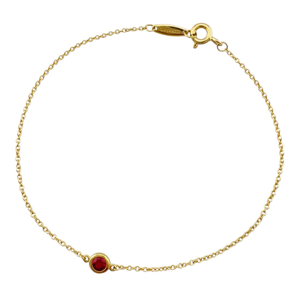 TIFFANY&Co. ティファニー カラーバイザヤード ブレスレット 18金 K18