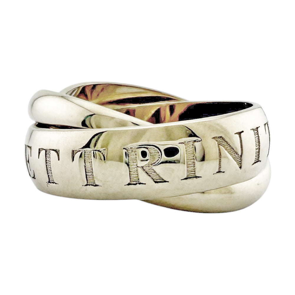 CARTIER カルティエ トリニティ 3連 リング 指輪 10号 18金 K18