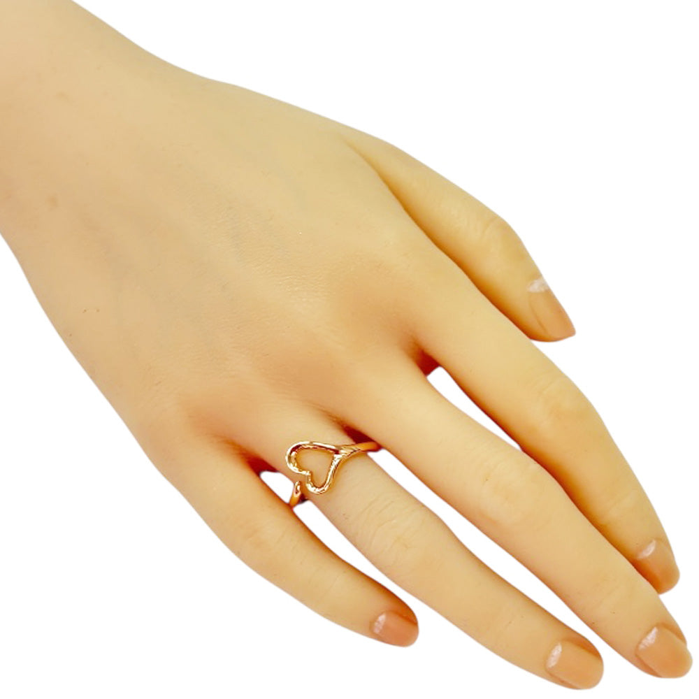 c705 超美品　現行品　ティファニー　オープンハート　リング　約10.5号 ティファニー オープンハート シルバー925 指輪 リング 10.5号