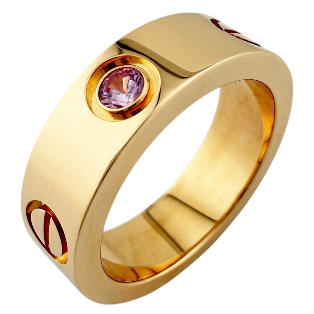 Cartier ラブリング　K18ピンクゴールドマルチカラー　52 LOVE（Cartier） カルティエ リング 指輪 ラブ ラブリング ゴールド
