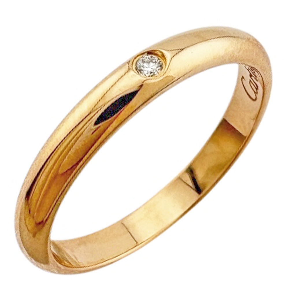 CARTIER カルティエ ウェディング リング 指輪 9号 18金 K18ピンク 