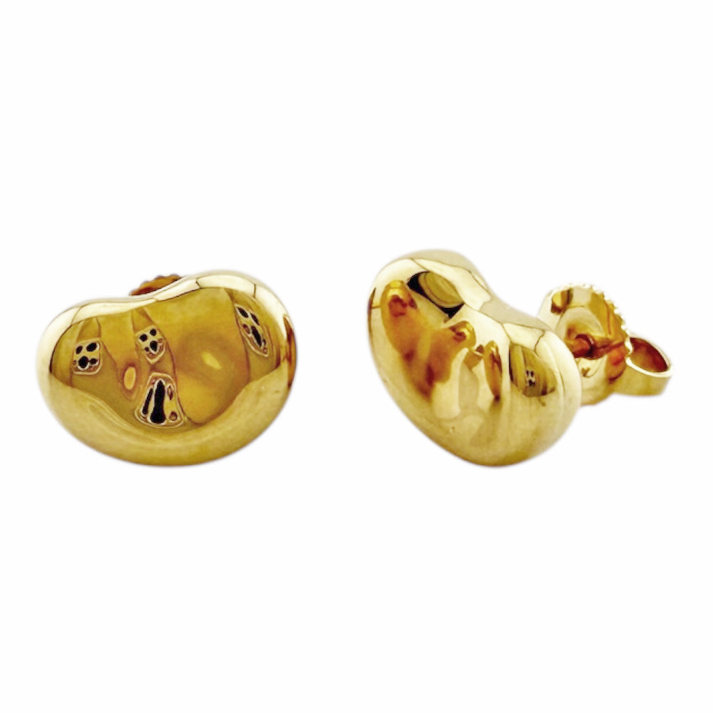 TIFFANY&Co. ティファニー ビーン ピアス 18金 K18イエローゴールド