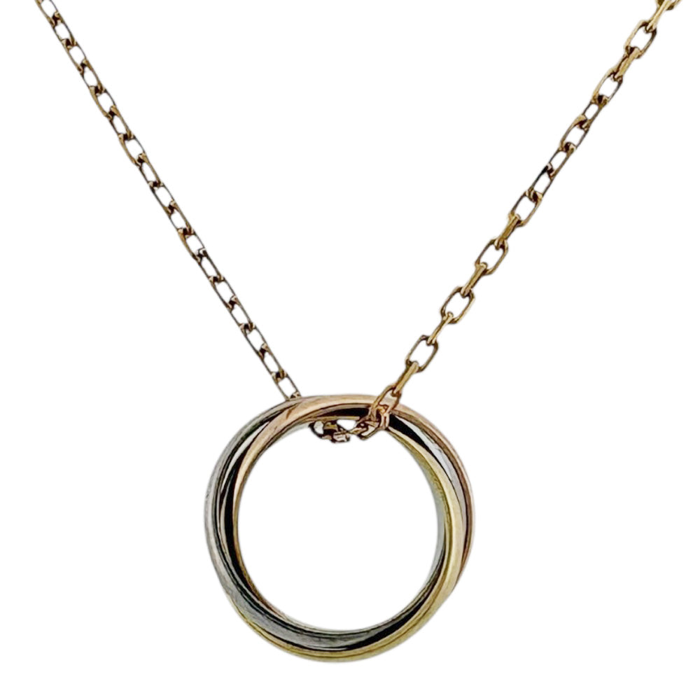 CARTIER カルティエ トリニティ ネックレス 18金 K18ピンクゴールド