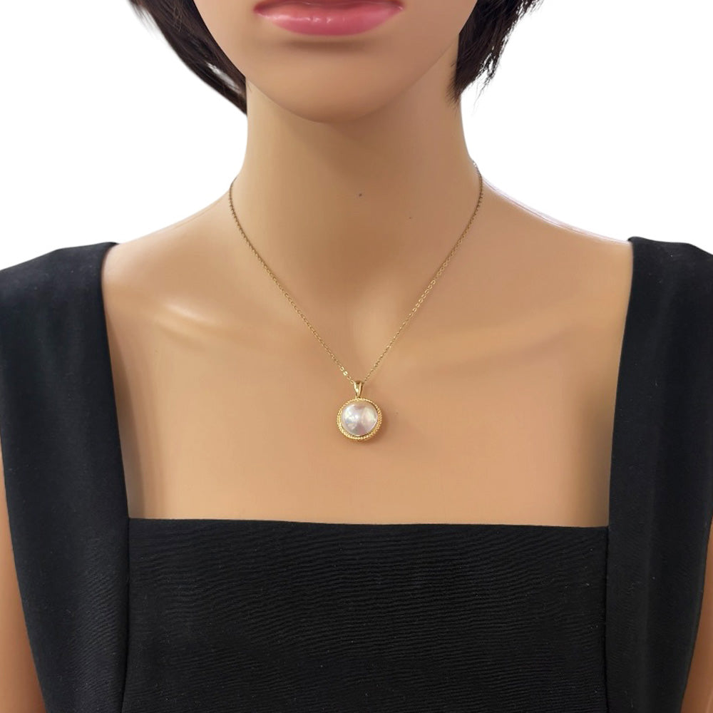 TASAKI タサキ ペンダントトップ 18金 K18イエローゴールド マベパール