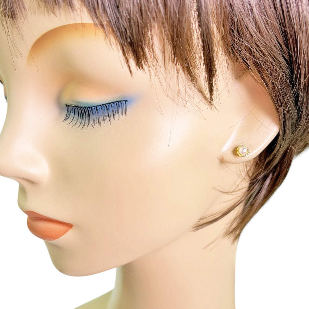 MIKIMOTO ミキモト ピアス 18金 K18イエローゴールド パール
