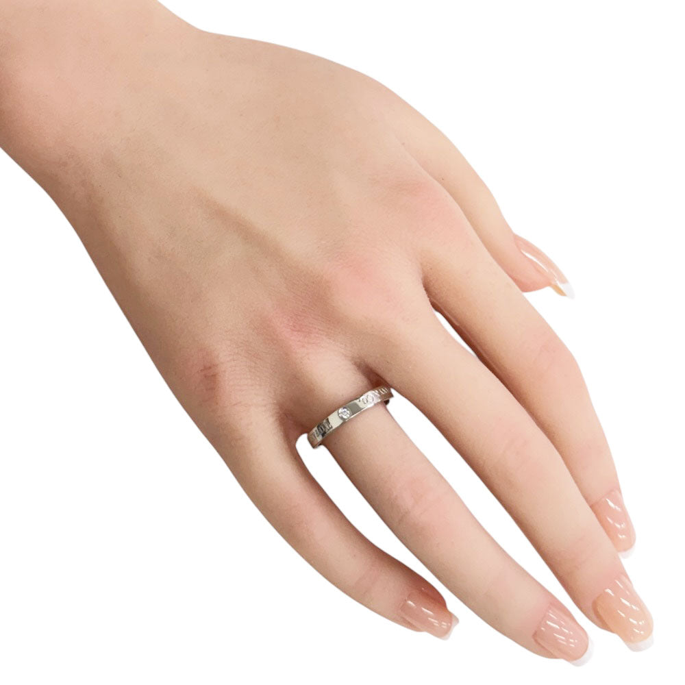 TIFFANY&Co. ティファニー フラットバンド リング 指輪 16号 Pt950