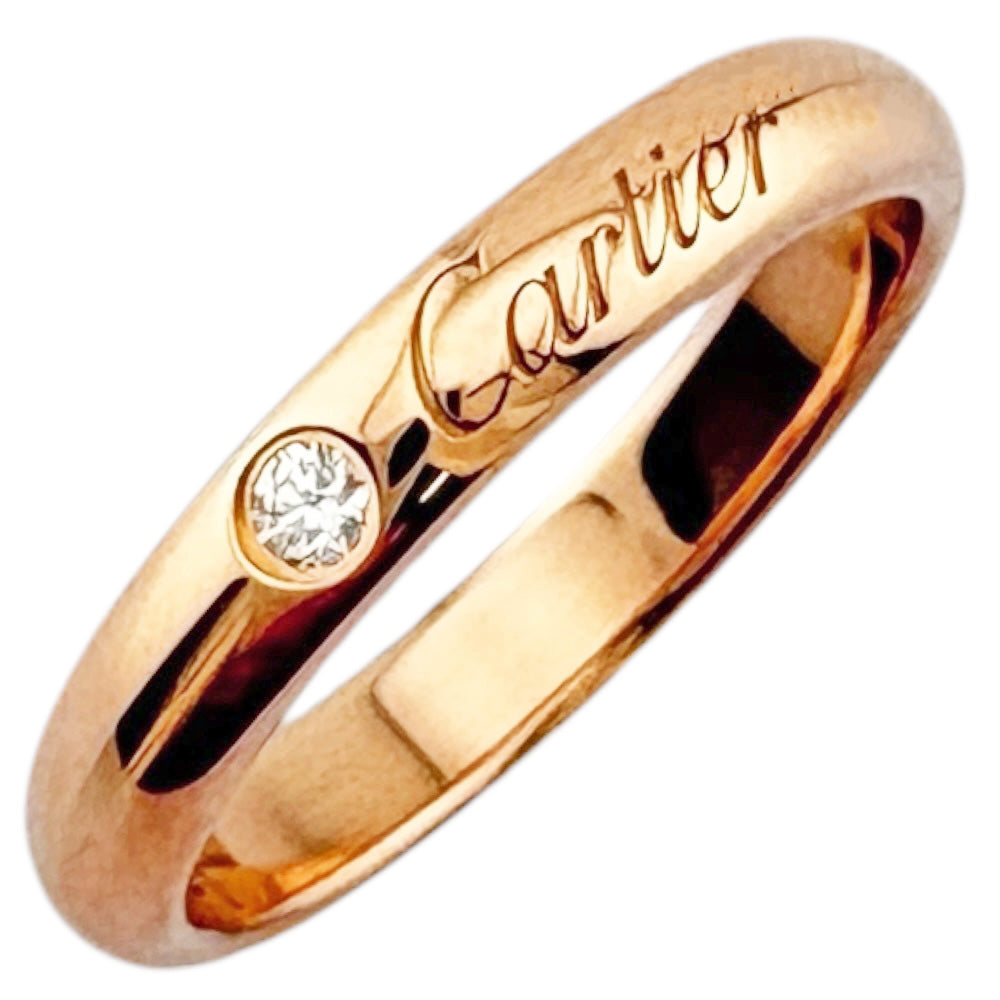 CARTIER カルティエ Cドゥウエディング リング 指輪 8号 18金 K18