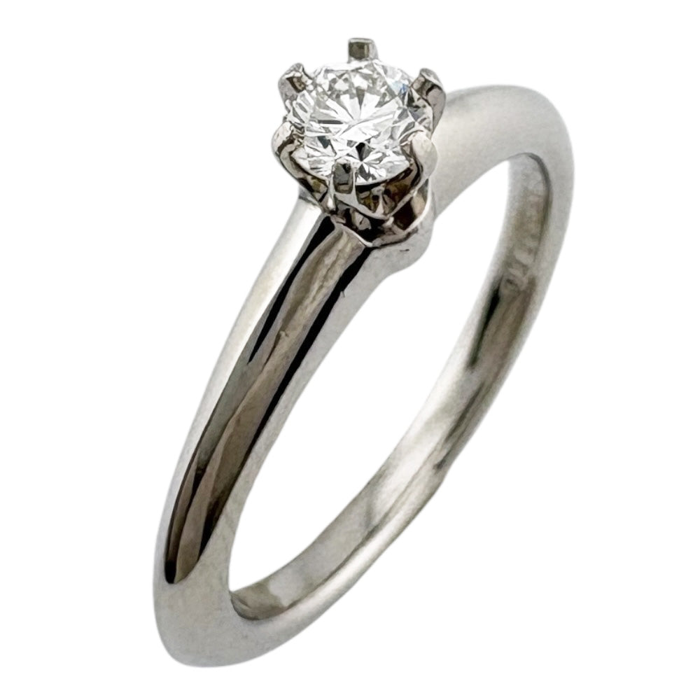TIFFANY&Co. ティファニー ソリティア ダイヤモンドリング Pt950 TIFFANY&Co. ティファニー ソリティア リング 指輪 6.5号 Pt950