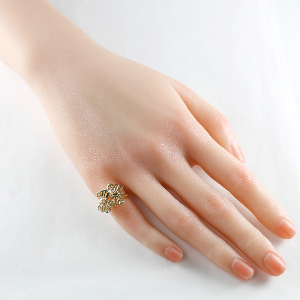 Used] Tiffany & Co. K18 Pinky Ring Butterfly Size 5 18K K18