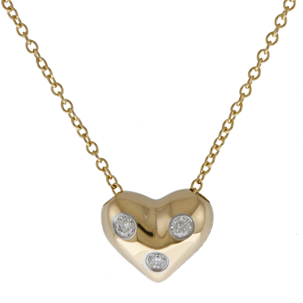 TIFFANY&Co. ティファニー ドッツハート ネックレス 18金 K18ゴールド