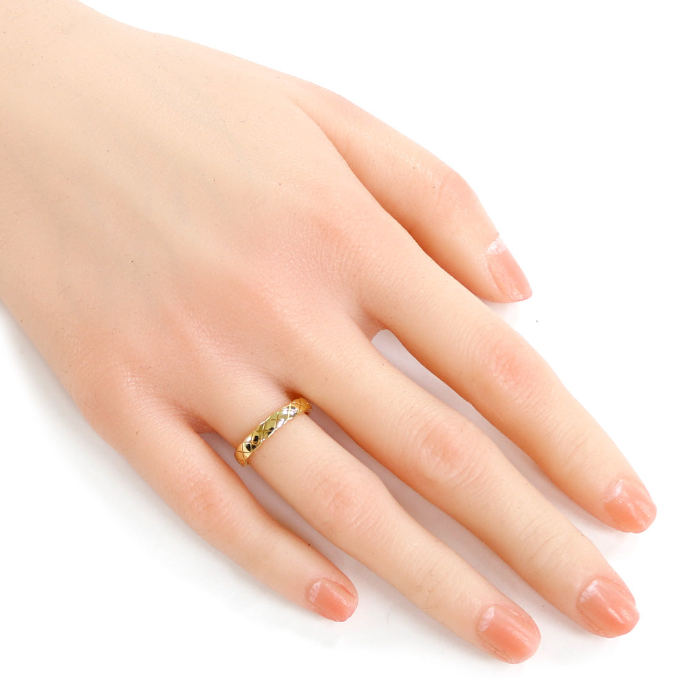 CHANEL Coco Crush Mini Ring, Size 8.5, 18K Gold, Women's, Used
