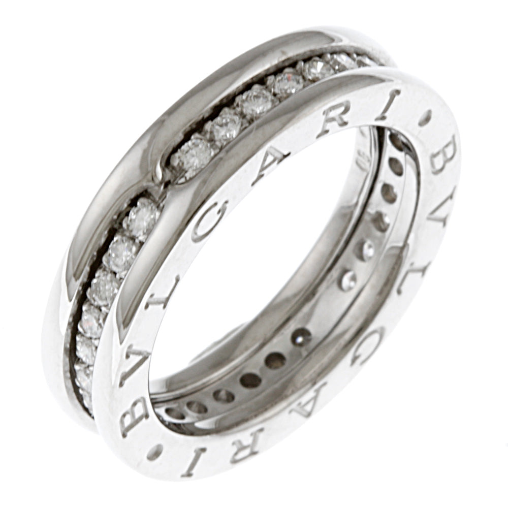 BVLGARI ブルガリ B-zero.1 フルダイヤ リング 指輪 9.5号 18金 K18