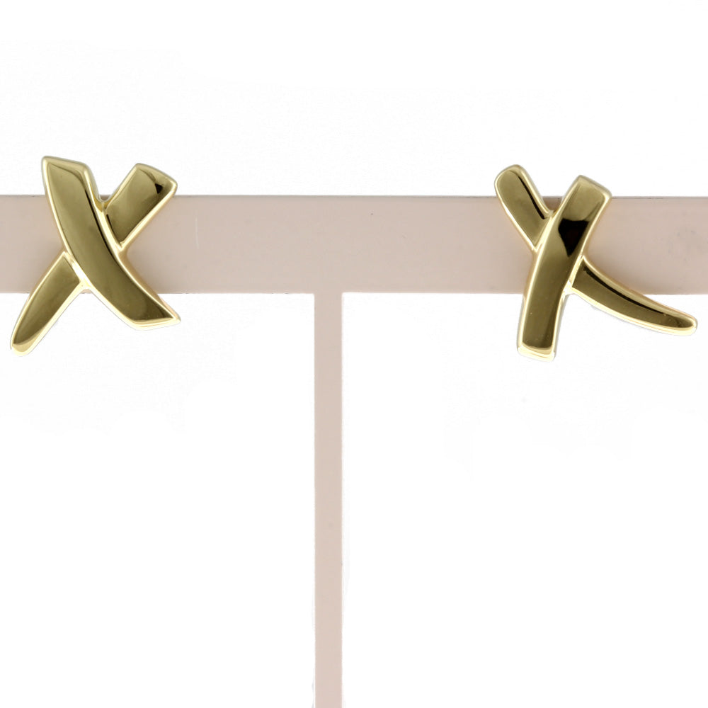 ティファニー TIFFANY&Co. キス ピアス 18金 K18ゴールド レディース