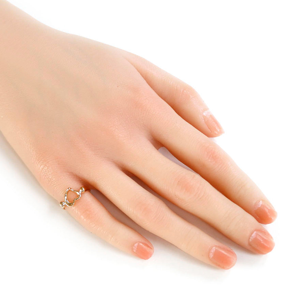 TIFFANY&Co. ティファニー オープンハート リング 指輪 6号 18金 K18