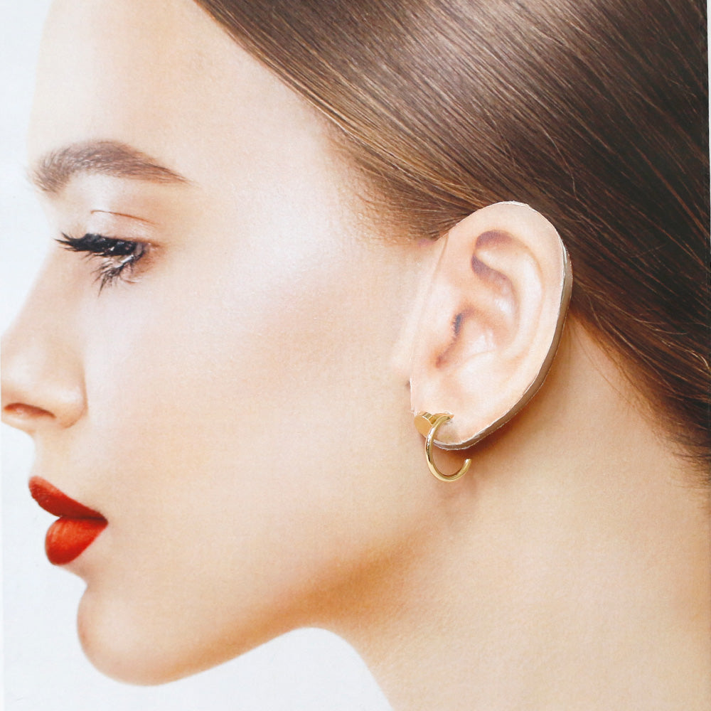 CARTIER Juste un Clou earrings, 18K yellow gold, for women, pre