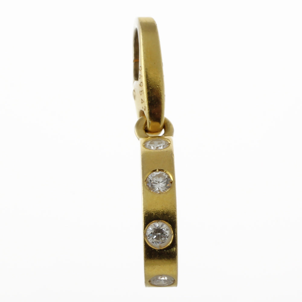 Cartir カルティエ ラブチャーム K18 カルティエ CARTIER ラブチャーム ペンダントトップ 18金 K18イエロー