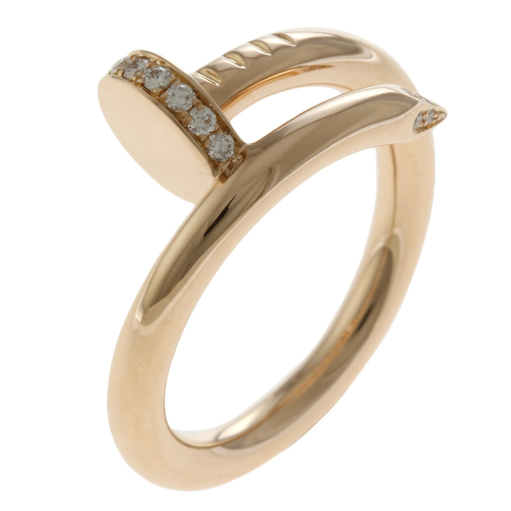 カルティエ CARTIER ジュストアンクル リング 指輪 9号 18金 K18