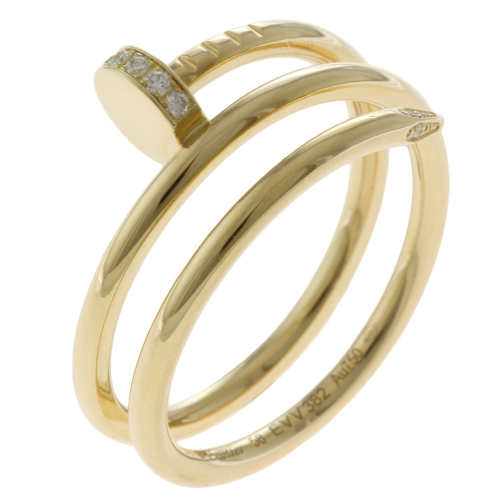 カルティエ CARTIER ジュストアンクル リング・指輪 16号 18金 K18
