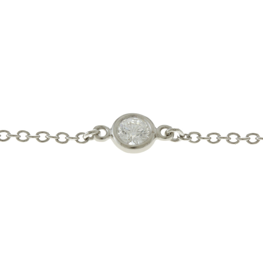 ティファニー TIFFANY&Co. バイザヤード 約0.08ct ブレスレット Pt950