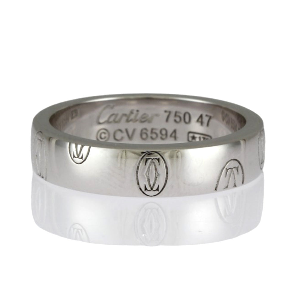 CARTIER カルティエ ハッピーバースデー リング 指輪 7号 18金 K18