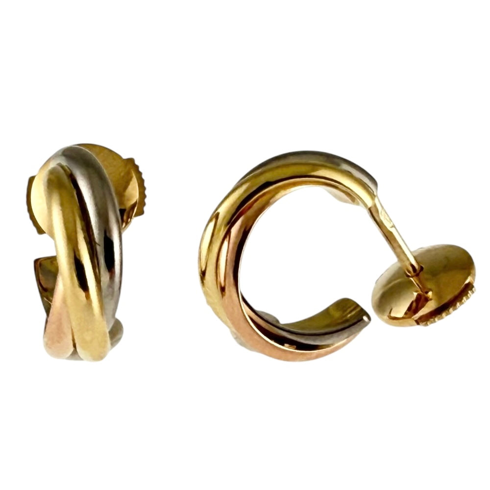 Cartier カルティエ　トリニティピアス　2024年購入 CARTIER カルティエ トリニティ ピアス 18金 K18イエローゴールド ユニ