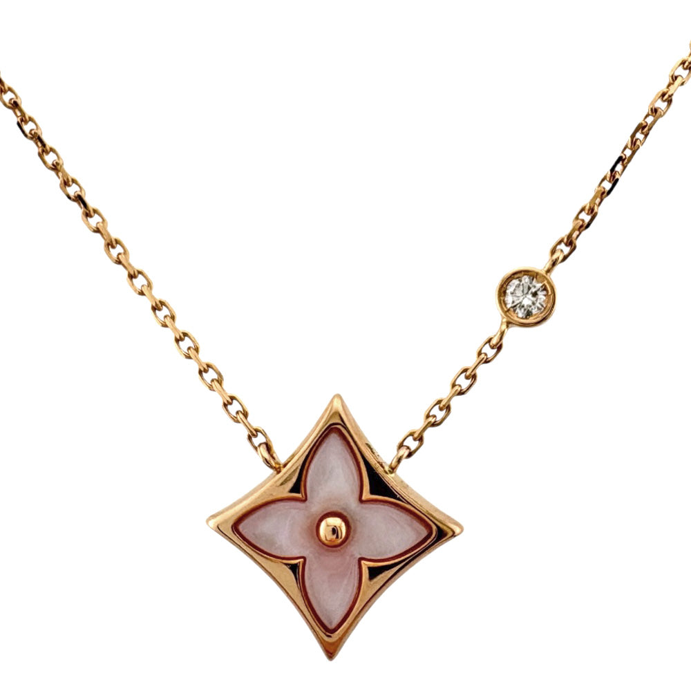LOUIS VUITTON ルイヴィトン スター ブロッサム BB ネックレス 18金