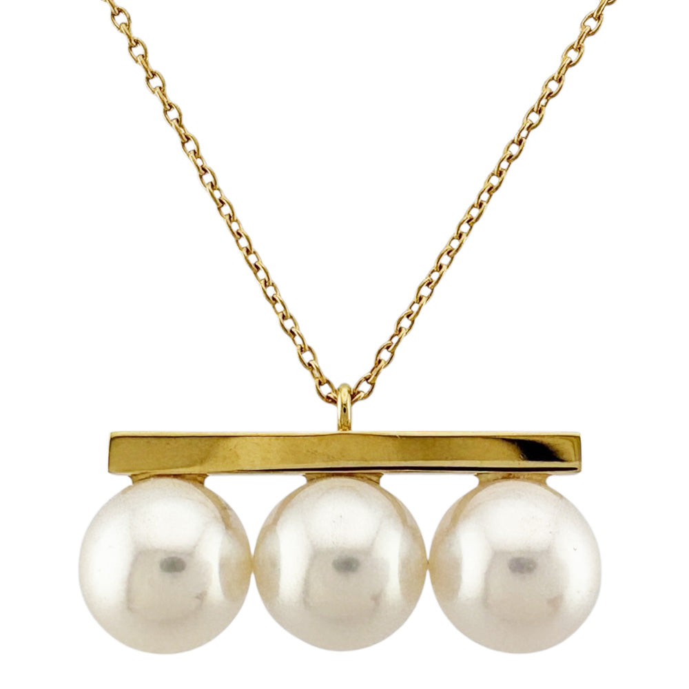 TASAKI Balance Neo Pendant Necklace 18K K18 Yellow Gold