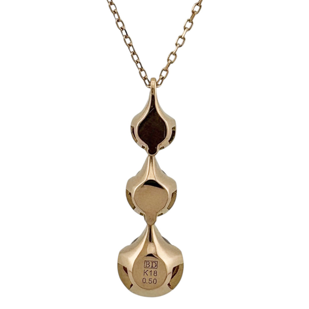 KASHIKEY カシケイ アンフォゲッタブル3ドッツ ネックレス 18金 K18