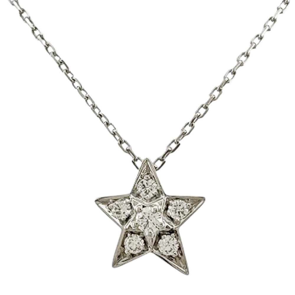 CHANEL シャネル コメット コレクション ネックレス 18金 K18ホワイト