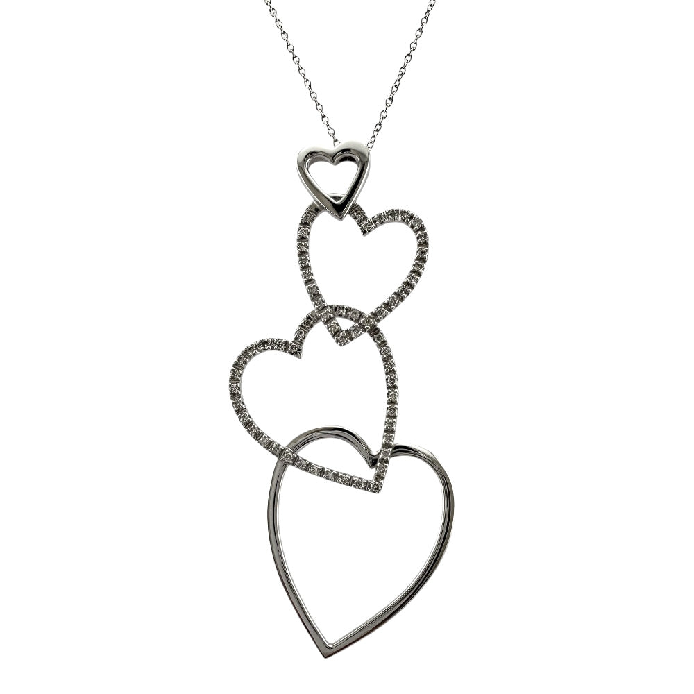 Ponte Vecchio ポンテヴェキオ ネックレス 18金 K18ホワイトゴールド