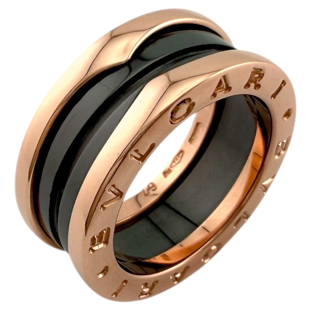 BVLGARI ブルガリ B-zero.1 ビーゼロワン 2バンド ブラックセラミック