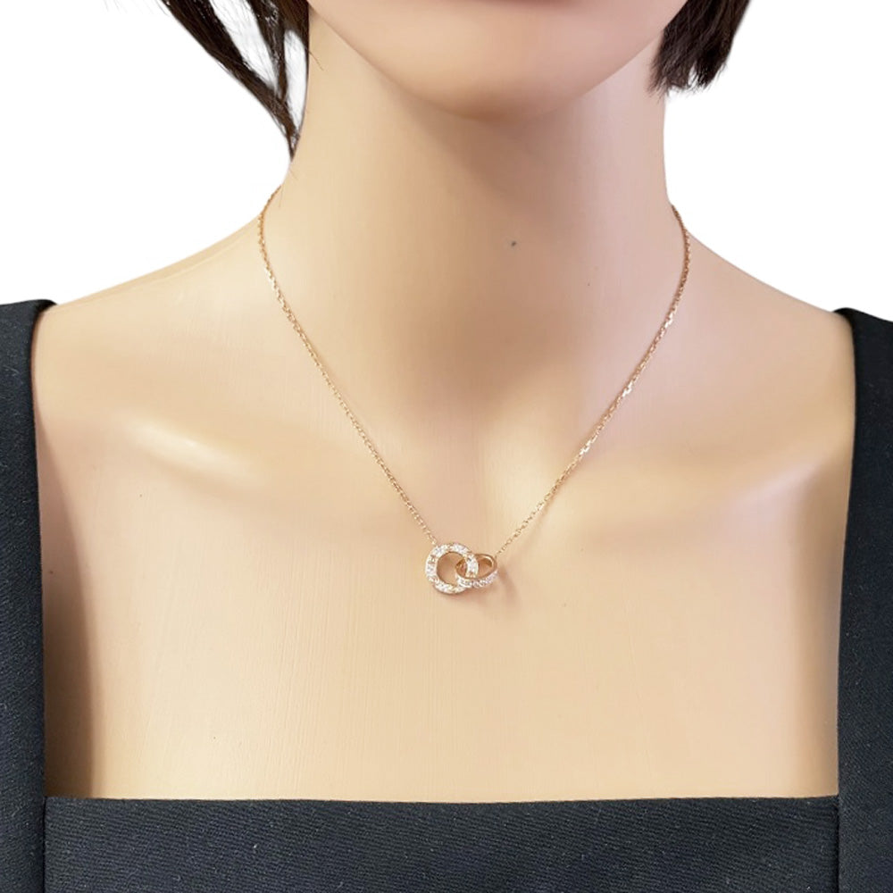 CARTIER カルティエ ラブサークル ネックレス 18金 K18ピンクゴールド
