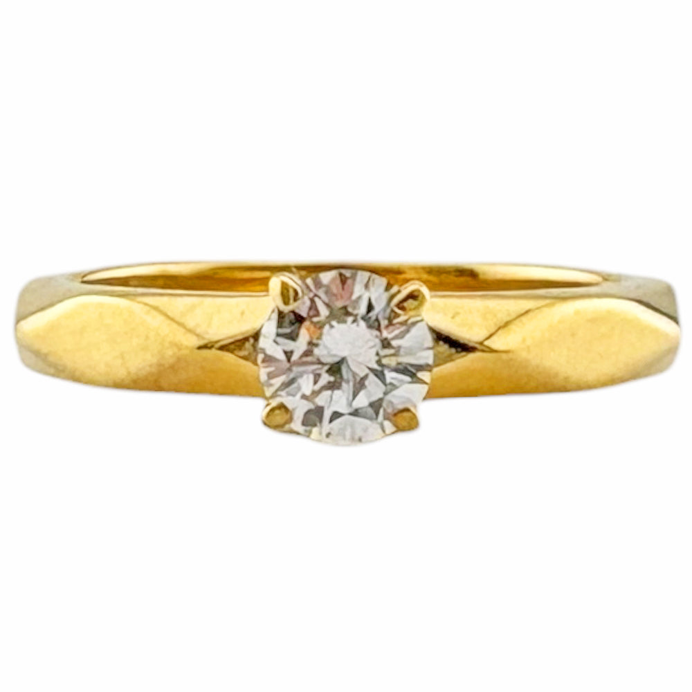 Boucheron ブシュロン ファセット ソリテール リング 指輪 6号 18金