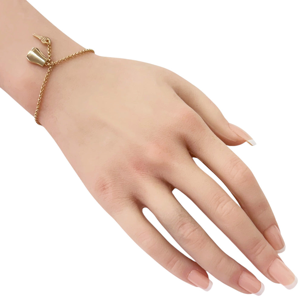 HERMES エルメス ケリー クロシェット ブレスレット 18金 K18ピンク