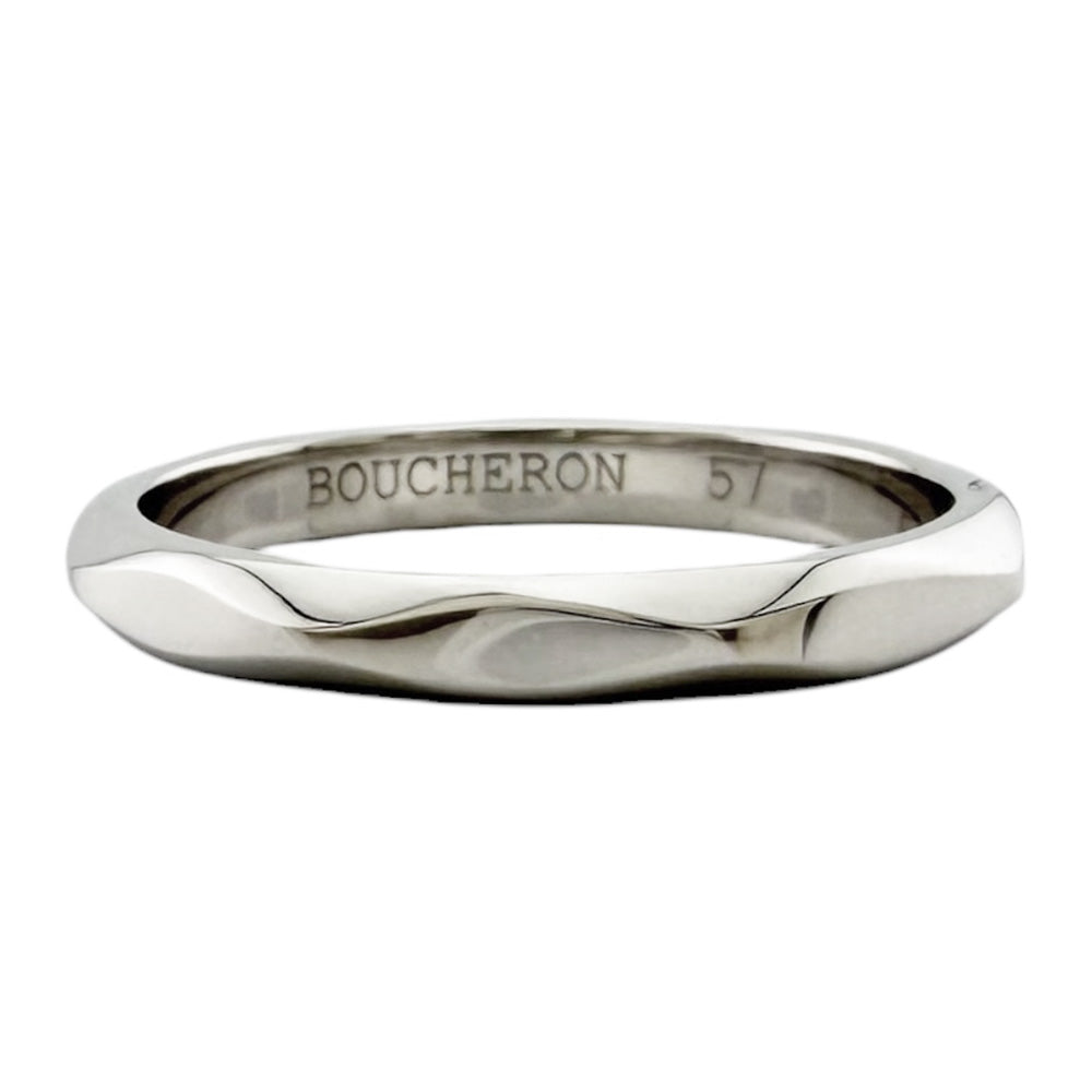Boucheron ブシュロン ファセット リング 指輪 16.5号 Pt950プラチナ